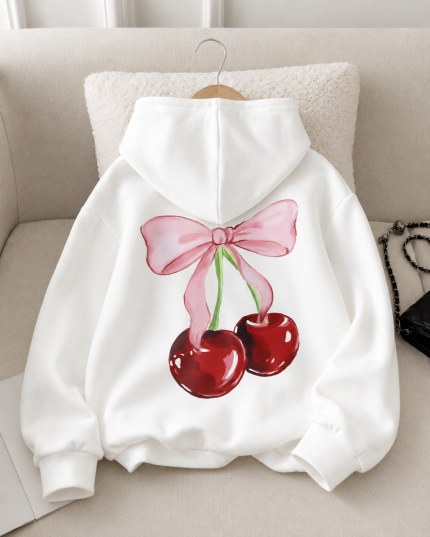 Молочне худі "Cherry"